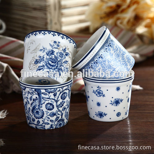 Elegant Fine New Bone China Ice Cream Cup set